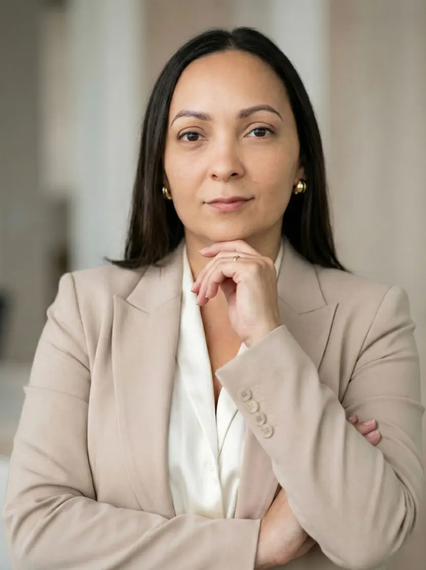 Retrato de Rosana Ferreira, psicóloga e neuropsicóloga